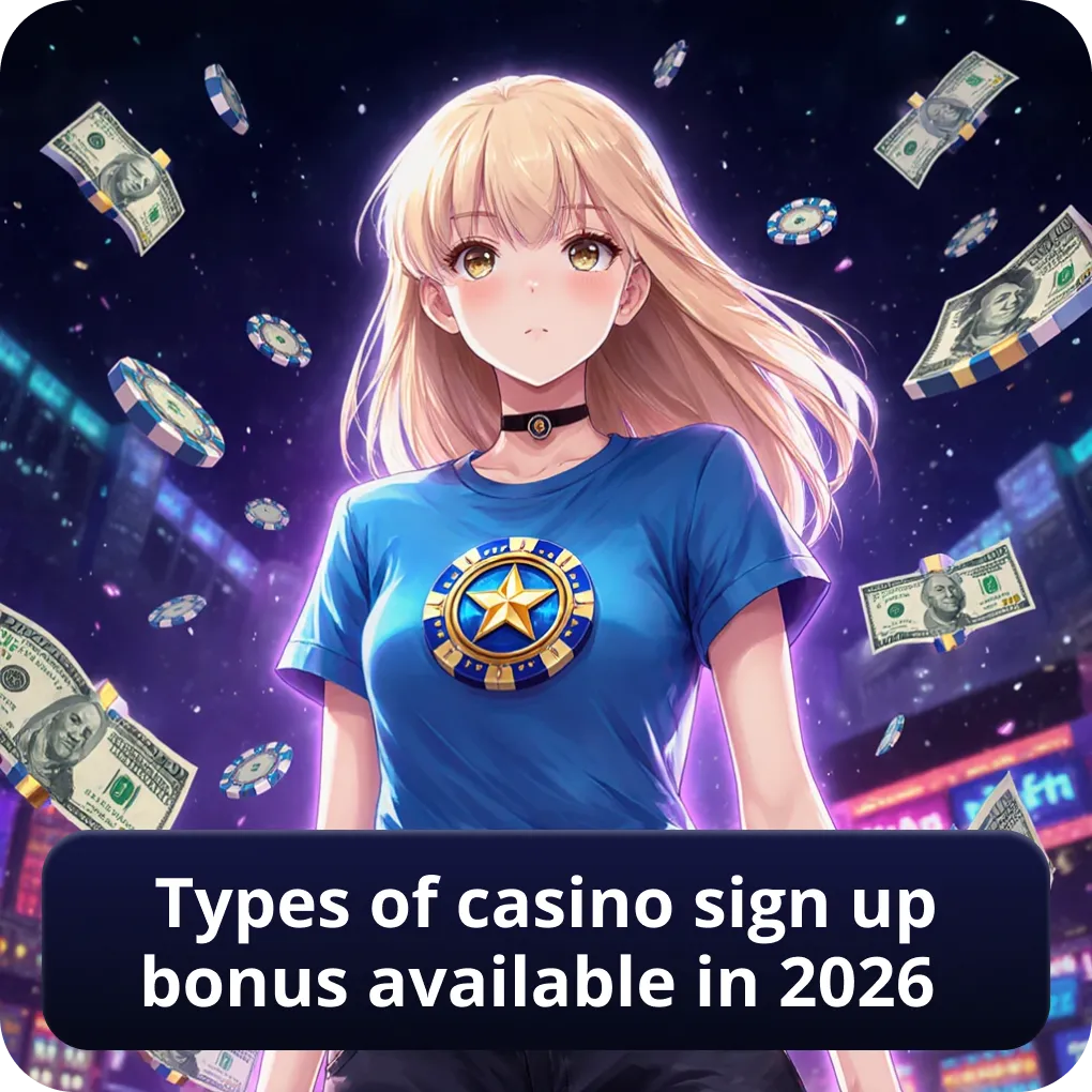 Casino welcome bonus types available in 2026
